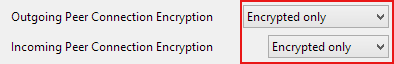 Tixati-kryptering (tvunget)