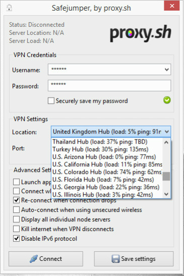 برنامج Proxy.sh - مقارنة VPN