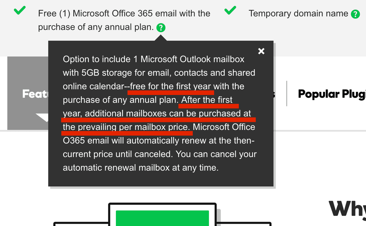 Microsoft 365 საფოსტო ყუთი მხოლოდ პირველი წლის განმავლობაში უფასოა